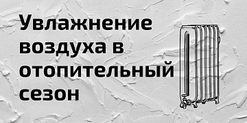 Как и зачем бороться с сухим воздухом в период отопительного сезона